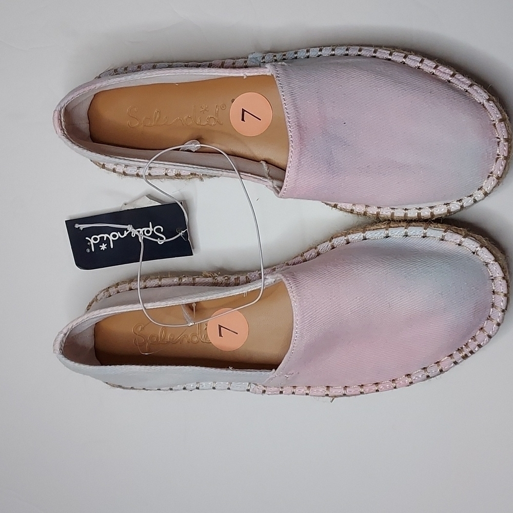 SPLENDID Multicolor Laney Pastel Tie Dye Espadrilles